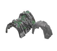 Kisangel 2pcs Simulation Train Tunnel Model Miniature Railway Cave Accessory for Lightweight Plastic Scenic for DIY Train and Landscape Building