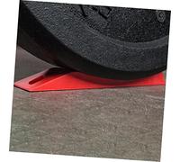 Kisangel 2Pcs Slip Silicone Deadlift Pad for Weightlifting Barbell High Elasticity Barbell Plate Protector Lightweight Portable Fitness Supplies