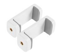 Kisangel 2pcs Smartphone Clip for Tripod Lightweight Cell Phone Holder Mount Attachment for Horizontal Vertical Shooting Portable and Phone Clamp for Live Streaming Photography Accessories