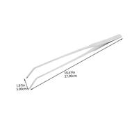 Kisangel 2Pcs Stainless Steel Aquarium Tweezers for Water Plants Long Aquatic Plant Clips for Fish Tank Cleaning and Planting Professional Design for Easy Holding and Precise Use