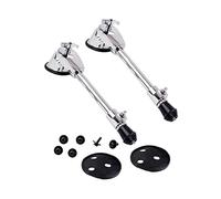 Kisangel 2pcs Stainless Steel Drum Support Legs Bass Drum Legs Bottom Stand for Stable Percussion Setup