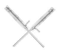 Kisangel 2pcs Thickened Stainless Steel Slide Bolt Latch Indoor Door Lock Gate Drop Rod for Bedroom Privacy Fences Sheds Welded Iron Door Bolt with Smooth Polished Surface Easy Surface