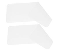 Kisangel 2Pcs Transparent Silicone Laptop Keyboard Protector Cover Ultra-thin Flexible Keyboard Shield for Laptops Dustproof and Skin Easy to Install Without Tools