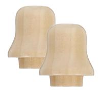 Kisangel 2pcs Tuning Fork Holder Wooden Stand - Tuning Fork Base Rest - Sound Healing Accessory for Chakra Meditation - Wooden Support Stand for Display and Storage