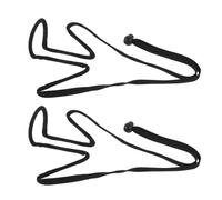 Kisangel 2pcs Universal Neckworn Microphone Holder Clips for Musicians and Hosts, Adjustable Mic Stand with High Stability, Plastic and Metal Construction, for Events and On-the-go