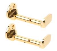 Kisangel 2pcs Violin Chin Rest Screw Metal Replacement Fitting Screw for Violin Parts