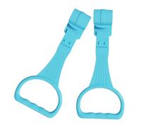 Kisangel 2pcs Walking Assistant Plastic Crib Pull Rings Walking Exercises Assistant Safe Stand up Rings for Boy Girl Boys and Girls for Bed Play Gym Use