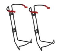 Kisangel 2pcs Wall-mount Fire Extinguisher Bracket with Hooks for Extinguishers Easy Installation and Stable Support for Home Car Kitchen Safety