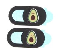 Kisangel 2Pcs Webcam Privacy Covers Avocado Design Laptop Tablet Camera Lens Protector Slide Privacy Shield for Computer Security and Personal Data Protection
