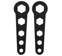 Kisangel 2pcs Wheelchair Hand Brake Lever, Iron Brake Wrench Replacement, Manual Lock Handle Accessory, Mobility Repair Part, Chair Component