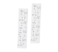 Kisangel 2pcs White Pvc Life Tree Guitar Fretboard Stickers for Electric Guitar Creative and Eye-catching Design No Glue Residue Does Not Affect Sound for Decoration