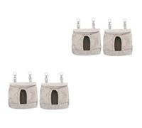 Kisangel 2sets Guinea Pig Holder Rabbit Feeder Double Sided Feeder Hanging Bag Large Capacity Simple Design for Easy Pet Feeding 2pcs*2