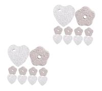 Kisangel 2sets Hamster Chew Toys Pet Molar Stones for Grinding Teething Volcanic Rock Toys for Chinchilla Rabbit Bunny Small Pets 10pcs*2