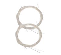 Kisangel 2sets Nylon Guitar Strings for Classical Acoustic Guitars Silverplated Finish for Bright Tone Easy to Install Stylish Pearlescent Packaging for Storage