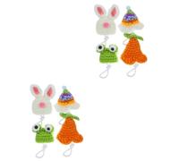 Kisangel 2sets Pet Accessory Hamster Hat Decorative Hamster Cap Wear-resistant Small Animal Hat Delicate Pet for Outings 4pcs*2