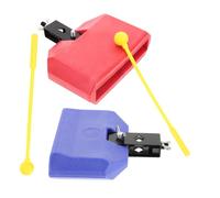 Kisangel 2sets Quiet Drumsticks Boys and Girls Drum Accessories for Student Electric Drum Kit Cowbell Noisemaker Latin Instrument Parts