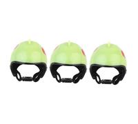 Kisangel 3 Pcs Elastic Band Chicken Helmet Bird Hat Small Pet Hard Hat Bird Helmet Comfortable Headgear