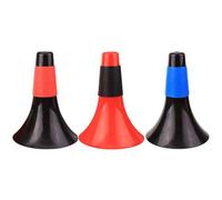 Kisangel 3 Pcs Windproof Marker Cones for Football Obstacle Course with Visual Acuity, Bright Design, Pp Material, for Setting up On-site Boundaries and Track and Field Training