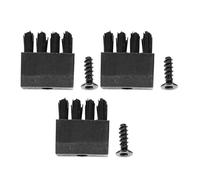 Kisangel 3 Sets Plastic Arrow Rest Replacement Brush for Recurve Wear-resistant Bristle Accessory for Target Practice Easy to Replace Fit for Models Protective Cleaning Tool for Equipment
