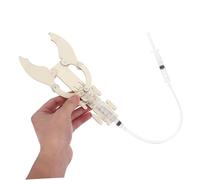 Kisangel 3 Sets Wooden Hydraulic Robotic Arm Kit Stem Educational Mechanical Bionic Hand Model DIY Science Building for Birthday Family Learning