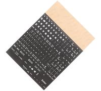 Kisangel 3 Sheets English Keyboard Replacement Stickers for PC Desktop Laptop, Pvc Material with Chic Design, Update Worn out Letter Keys and Convert Keyboard Keys to Another Language