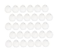 Kisangel 30 Pcs Clear Crystal Sun Catcher Beads for Windows Hanging Ornaments DIY Glass Prisms for Indoor Home Decor Radiant Light Reflection Creative Arts and Crafts