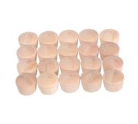 Kisangel 300 Pcs Wood Furniture Plugs Head Screw Covers Replacement Parts for Woodworking Craft Projects Easy to Install Portable Pocket Plugs