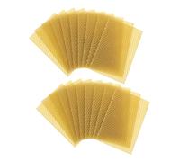 Kisangel 30pcs Beehive Board Natural Wax Frames Beeswax for Beehives for Frames for Candle Crafting for Wood Finishing Beekeeping Tools