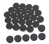 Kisangel 30pcs Round Black and White Chess Pieces for Board Games Game Accessories for Adults for Learning Strategies