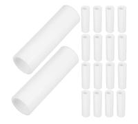 Kisangel 30pcs White 19mm Plastic Tent Pole Connectors, Outdoor Camping Tent Replacement Spare Parts for Patio Gazebo, Party Canopy, and Sunshade Support Accessories
