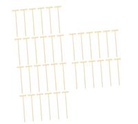Kisangel 36 pcs Mini Bamboo Zen Sand Rakes Natural Garden Rake Set for Tea Art Sand Table Decoration Stress Relief Meditation Tool