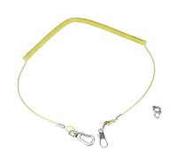 Kisangel 3m Meters Adjustable Bird Leash with Elastic String Anti-bite Flying Harness for Parrots Includes Claw Rings Random Color for Outdoor Adventures