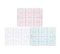 Kisangel 3pc Rabbit Foot Mat Smooth Plastic Cage Pad for Chinchillas