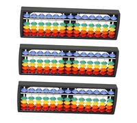 Kisangel 3pcs Abacus for Arithmetic Tool for Early Math Learning Lightweight Educational for Boys for Counting and Mental Calculation