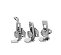 Kisangel 3pcs Adjustable Metal Clarinet Thumb Finger Rest Comfortable Woodwind Instrument Accessories with Strap for Clarinet and Oboe Players Easy to Install