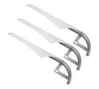 Kisangel 3pcs Bike Chain Guard Cover Plastic Chain Protector Shaped Design Splash Guard for Mountain and Road Bikes Replacement for Bicycle Chainwheel Shield