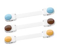 Kisangel 3pcs Boy Girl Safety Lock Plastic Lock Drawer Cupboard Boy Girl for Safety Window Practical Protective