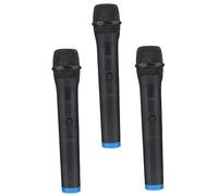 Kisangel 3pcs Boys and Girls Simulation Microphone Props Streaming Mic for Karaoke Birthday Party