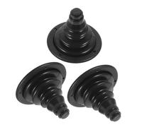 Kisangel 3pcs Cable Boot Rubber Wire Harness Cover Shift Cable Protector for Boat Steering Rigging Yachts Rv Motor Weather-resistant