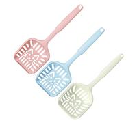 Kisangel 3pcs Cat Litter Scoop Deep Sifter Cat Litter Scoop Ever Clean Random Color