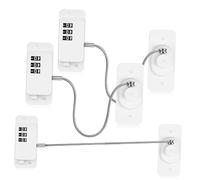 Kisangel 3pcs Childproof Coded Window Locks Durable Safety Locks for Cabinets Freezers and Easy to Install Strong Adhesive No Drilling Required for Family Safety