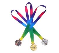 Kisangel 3pcs Competition Medals Basketball Metal Medals Sports Awards Medals for Awards for Gold Medal Prize Sports Day Trophy
