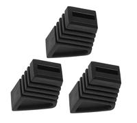 Kisangel 3pcs Drum Rack Rubber Feet Drum Leg Protectors for Kit Stand Non-Slip Rack Feet Sturdy Set Accessories