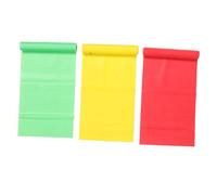 Kisangel 3pcs Elastic Resistance Bands with Color-coded Strength Levels for Yoga Home Gym and Strength Training Stretch Bands for Full Body Workout Leg and Muscle Exercise Fitness