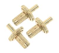 Kisangel 3pcs Electric Guitar Bridge Posts Screws Replacement Studs for Bass Electric Guitar Hardware with Precision Adjustment for Intonation and String Tension Control