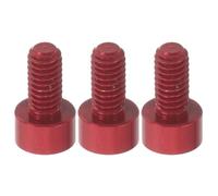 Kisangel 3pcs Electric Guitar Locking String Screws Saddle Screws for Bridge Tremolo Replacement Instrument Repair Accessories