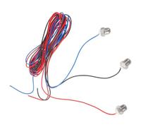 Kisangel 3pcs Electronic Water Level Sensor Stainless Steel Liquid Depth Probe 2m Corrosion Resistance Continuous Monitoring for Outdoor Water Storage Tank Level Indicator Applications