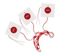 Kisangel 3pcs Emergency Call Button for Seniors with User-friendly Pull Cord Wall Mounted Alarm Switch for Nursing Homes and Bathrooms Reliable Long-term Safety Device for Elderly