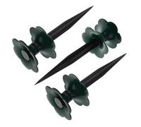 Kisangel 3pcs Garden Watering Directional Wheels Durable Winding Hose Guide Spikes Plant Protection for Lawns Patios and Greenhouses Strong Water Resistant Design
