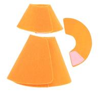 Kisangel 3pcs Guinea Pig Cone Soft Breathable Postoperative Collar Protection against Licking Biting for Small Pets